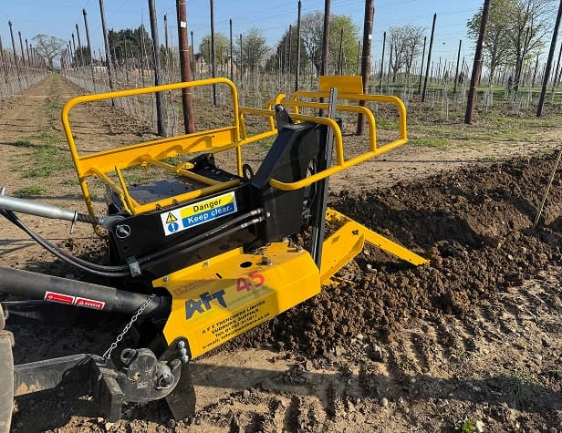AFT45 — Compact tractor-mounted drainage trencher