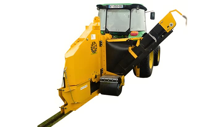 Wizz Wheel 55 — High-speed sand-slitting wheel trencher for sports turf