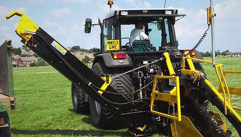 AFT trenching equipment at work on a New Zealand site
